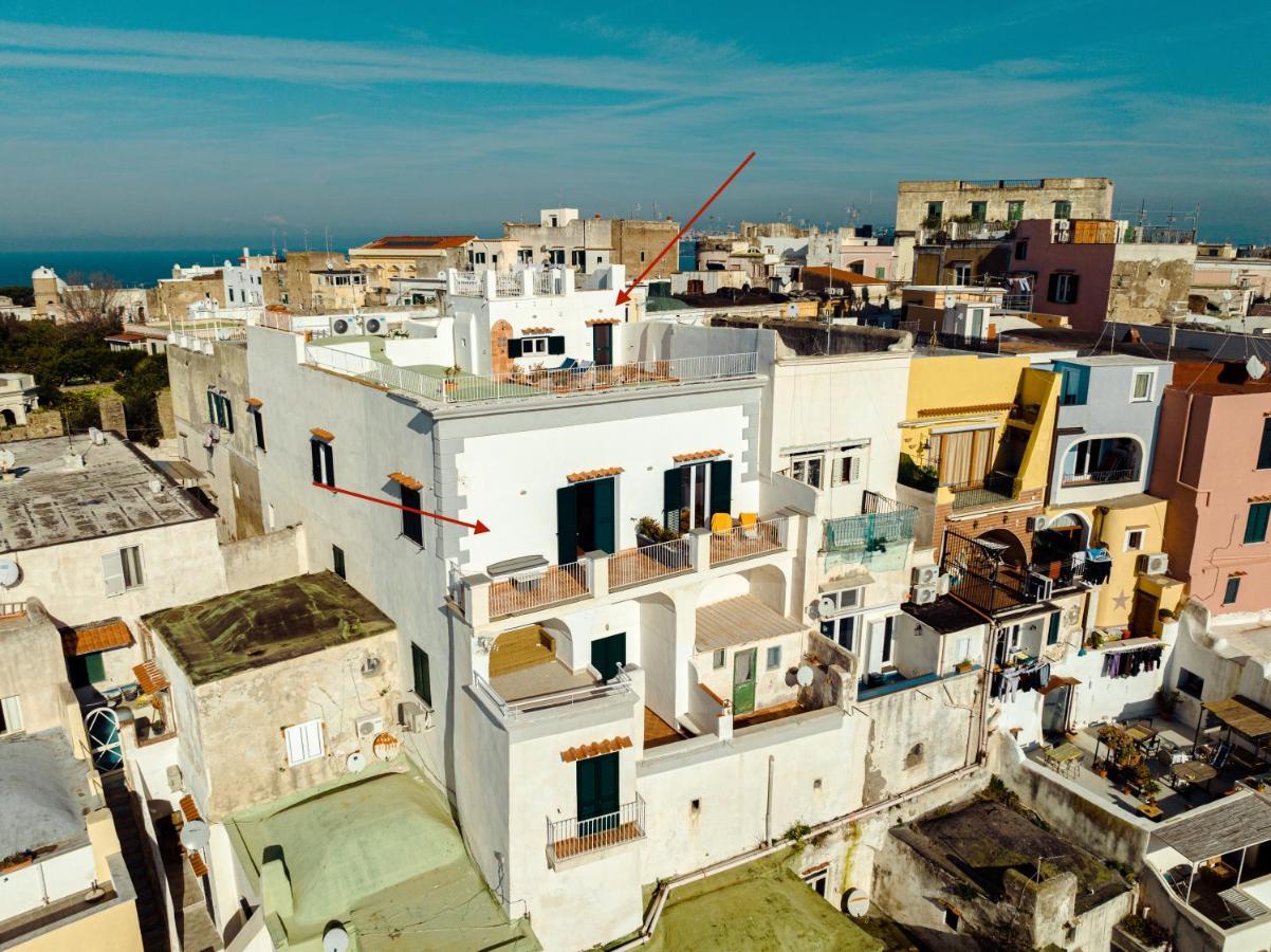 Torretta Corricella- Punta Serra Прочида Экстерьер фото